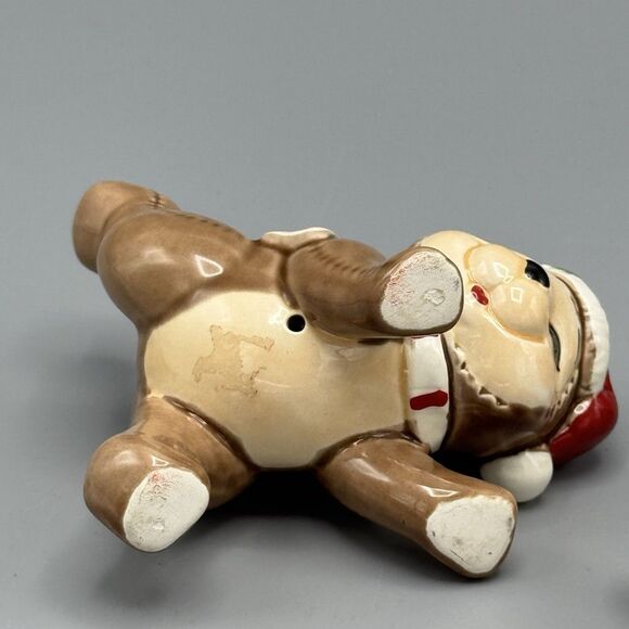 Vtg Fitz and Floyd Tumbling Christmas Bears Set of 3 Figurines Porcelain Korea - Picture 11 of 12